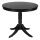 Nizza Konyhai asztal  kerek, fekete, 80 x 78,5 cm 2C