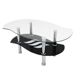 Couchtisch, 103x60x45,5cm, MC-01, schwarz 2C