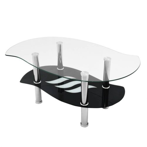 Couchtisch, 103x60x45,5cm, MC-01, schwarz 2C