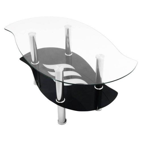 Couchtisch, 103x60x45,5cm, MC-01, schwarz 2C