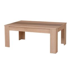   Marengo Couchtisch, Sonoma Eiche + Latte / Weiß, 112 x 65,5 x 46,5 cm 1C