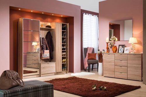 Cipősszekrény 60x191,5x33cm Neo Sonoma 2C