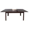 Kihúzható konyhai asztal, Serena, 6 fő, wenge, 118/156 x 68 x 76 cm, 1C