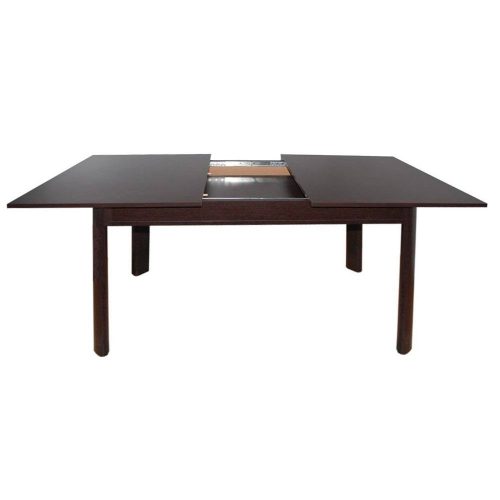 Ausziehbarer Küchentisch, Serena, 6 Personen, Wenge, 118/156 x 68 x 76 cm, 1C