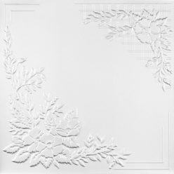 Álmennyezeti lap, C2068, fehér, 50 x 50 x 0,3 cm