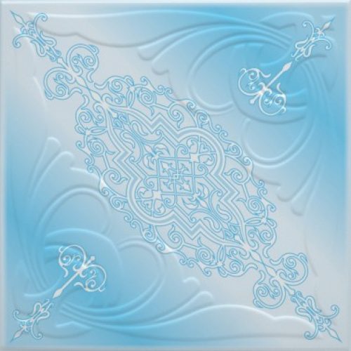 Álmennyezeti lap,  C3005, kék, 50 x 50 x 0,3 cm