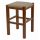 Konyhai szék, 30x30x45cm Dió keret+barna ülőke