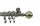 Dupla függönykarnis antik réz, fém 19 + 16 mm / 160 cm + kiegészítők DEGZR-15136A