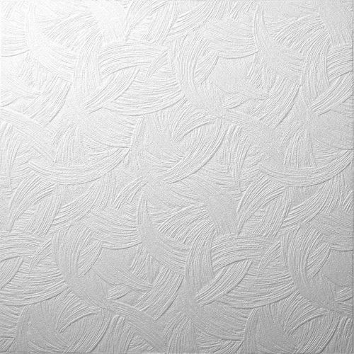 Deckenplatte, F Zagreb, weiß, 50 x 50 cm