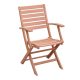 Kerti szék, természetes fa, TDC4006A
