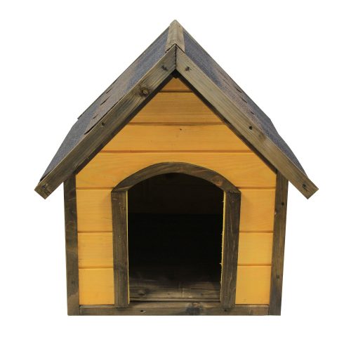 Mittelgroße Hundehütte, Premium Laur, Holz, 77,5 x 62,5 x 84 cm