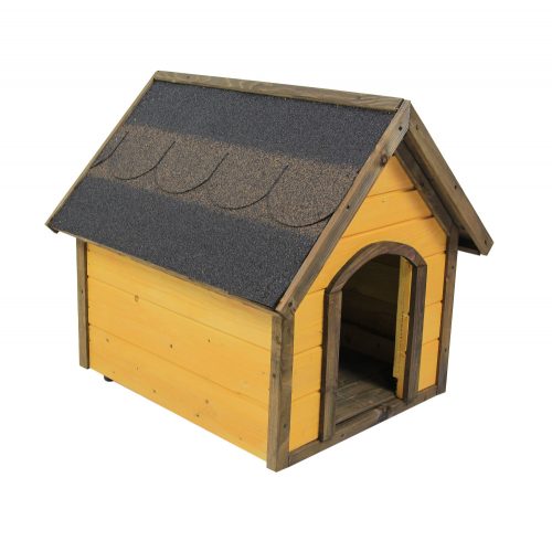 Mittelgroße Hundehütte, Premium Laur, Holz, 77,5 x 62,5 x 84 cm