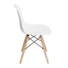 Rico Konyhai/nappali szék, fa + acél, fehér