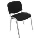 Bürostuhl, fest, Stoff, schwarz