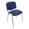 Irodai szék, rögzített, szövet, kék