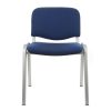 Irodai szék, rögzített, szövet, kék