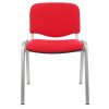 Irodai szék, rögzített, szövet, piros