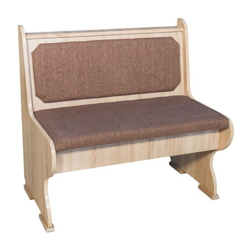 Konyhai pad 2 székkel + asztal, Adela, sonoma + barna, 92 x 58 x 88 cm 3C