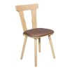 Konyhai pad 2 székkel + asztal, Adela, sonoma + barna, 92 x 58 x 88 cm 3C