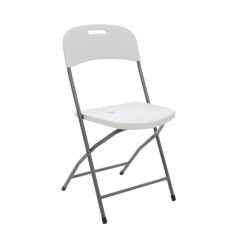 Összecsukható kerti szék, fém + műanyag