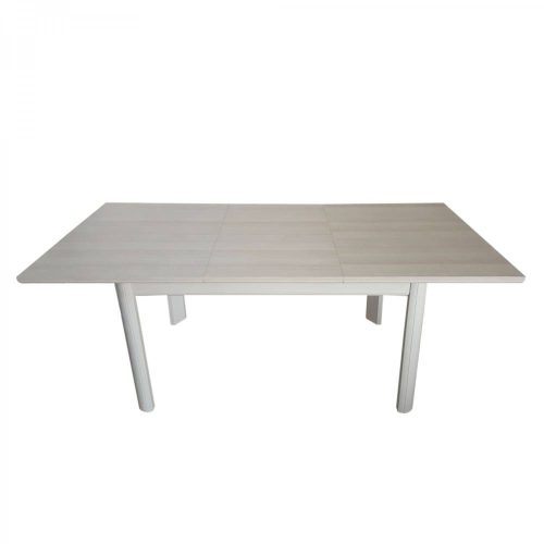 Laura, bővíthető konyhai asztal, 6 fő, fehér tölgy, 146/203 x 80 x 76 cm 2C
