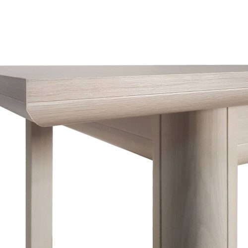 Laura, erweiterbarer Küchentisch, 6 Personen, Eiche weiß, 146/203 x 80 x 76 cm 2C