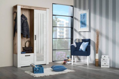 Vorraumschrank 114x36,5x195cm Kent 2C