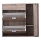 Schuhschrank 102x94,5x33cm Arco Grau 2C