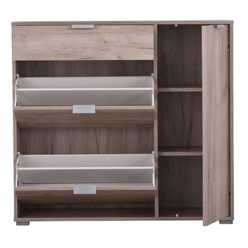 Schuhschrank 102x94,5x33cm Arco Grau 2C