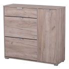 Schuhschrank 102x94,5x33cm Arco Grau 2C