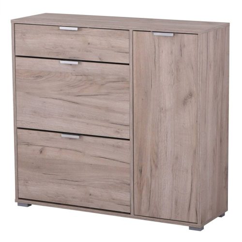 Schuhschrank 102x94,5x33cm Arco Grau 2C