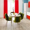 Alberta Küchen- / Wohnzimmerstuhl, gepolstert, lindgrün