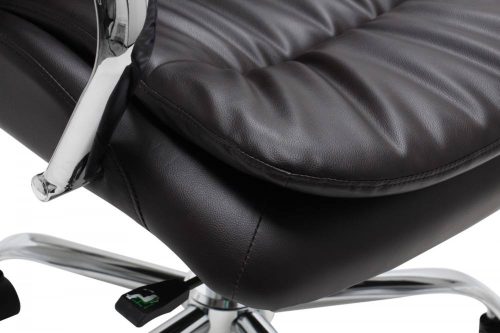 Kunstleder, Bürostuhl, braun