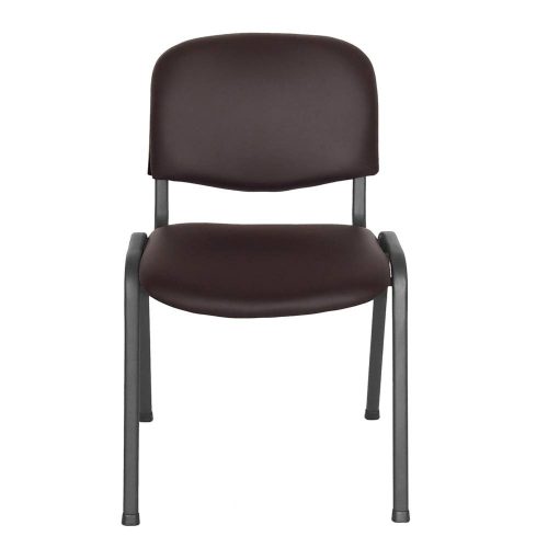 Bürostuhl Kunstleder dunkelbraun