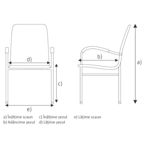 Bürostuhl Kunstleder dunkelbraun