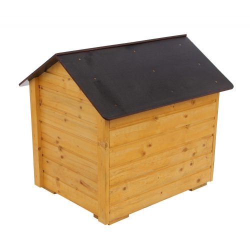 Kleine Hundehütte, Holz, 75 x 57 x 74 cm