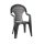Műanyag kerti szék, Curve Bonaire, grafit