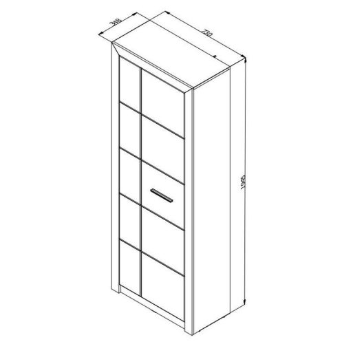  Vorraumschrank, 730x350x194,5mm, Astor 2C