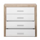 Kommode mit 4 Schubladen, 93x90,5x35cm, Etna 4F 2C