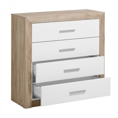 Kommode mit 4 Schubladen, 93x90,5x35cm, Etna 4F 2C