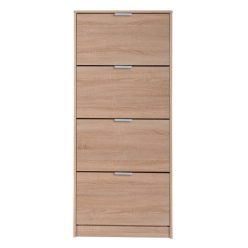   Schuhschrank Sonoma Eiche, Hugo, 67 x 155,5 x 28 cm (ca. 24 Paar Schuhe) 2C