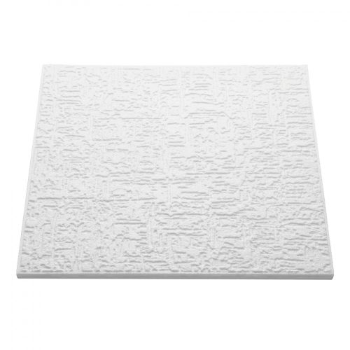 Álmennyezeti lap, T102, fehér, 50 x 50 x 1 cm