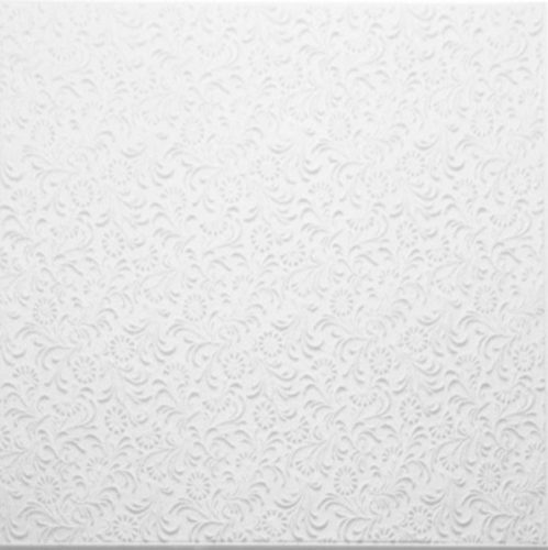 Álmennyezeti lap, T107, fehér, 50 x 50 x 1 cm