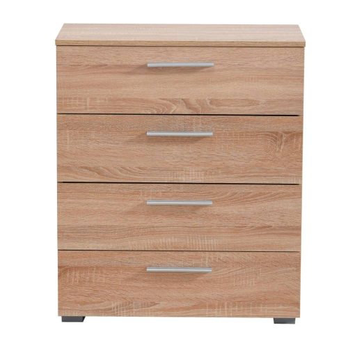 Schlafzimmer Kleiderschrank mit Schublade 68 x 80,5 x 35 cm 1C