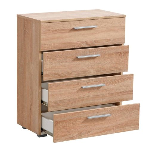 Schlafzimmer Kleiderschrank mit Schublade 68 x 80,5 x 35 cm 1C