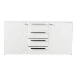 Xanti Kommode, weiß + hellweiß, 163 x 80,5 x 40 cm 2C