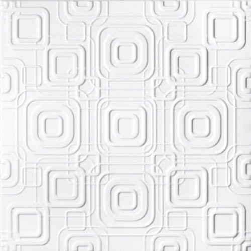 Álmennyezeti lap, C2070, fehér, 50 x 50 cm