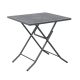 Klapptisch, 24888T, Metall, 4 Personen, 70 x 70 x 70,5 cm