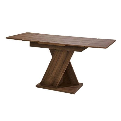 Ausziehbarer Küchentisch, Saxonia, 4 Personen, Nussbaum, 104 / 164,5 x 68 x 77,5 cm, 1C