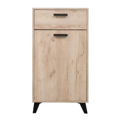   Flurschrank mit Schubladen, Umbria 1K1F, Eiche grau, 53,5 x 35 x 100 cm, 1C